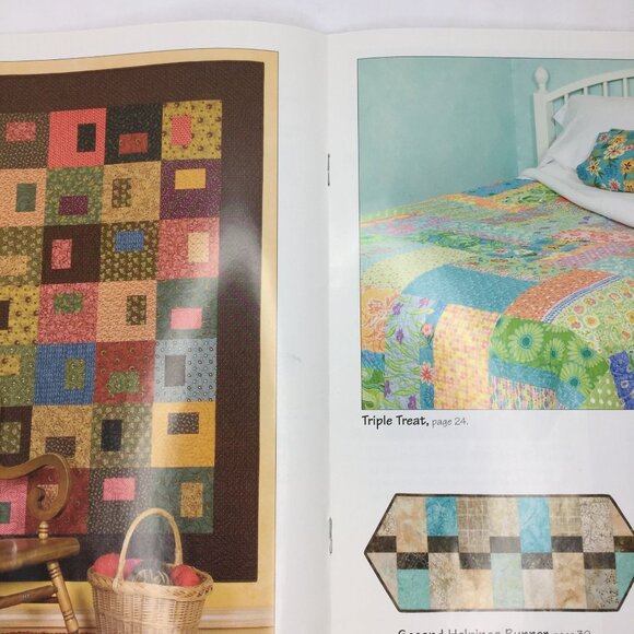 Happy Hour Quilt Pattern Book Atkinson Designs Quilting Runner Ideas Relax Enjoy - Picture 6 of 11